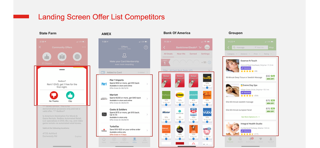 Landing Screen List Competitors